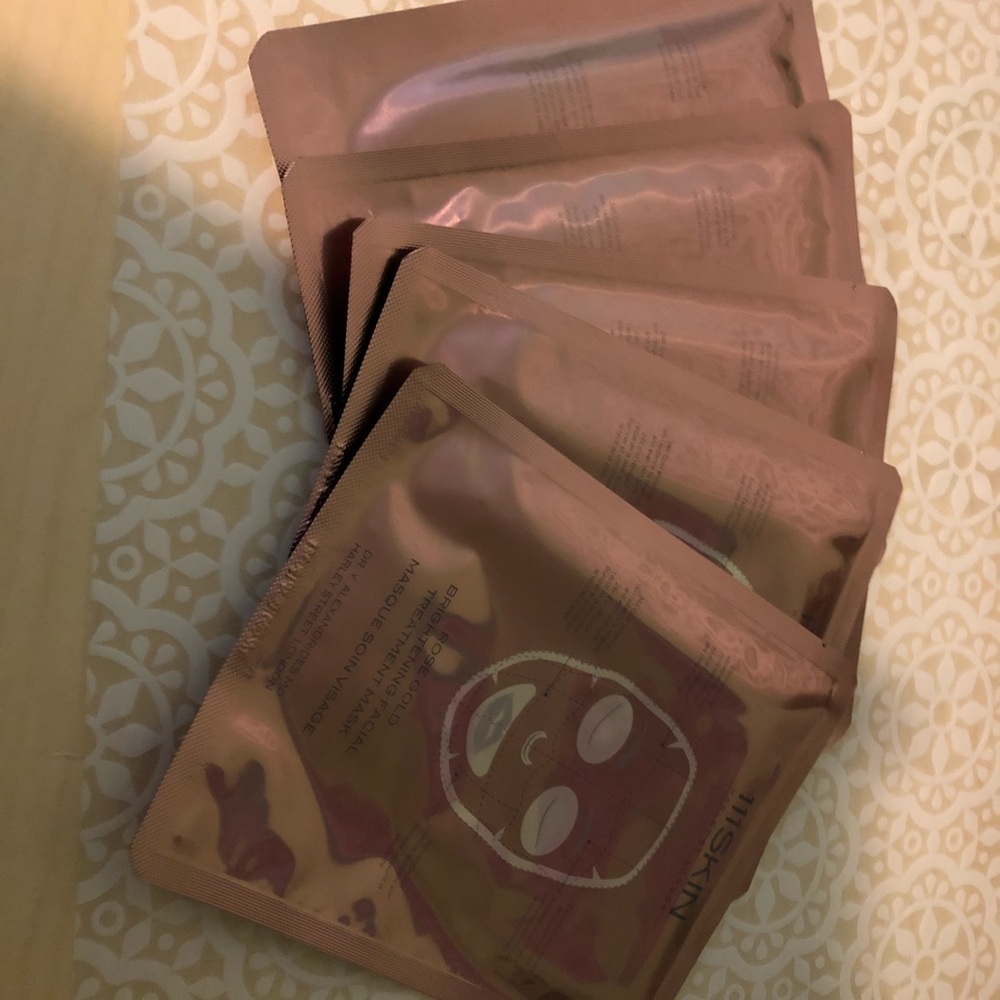111Skin rose gold brightening facial masks